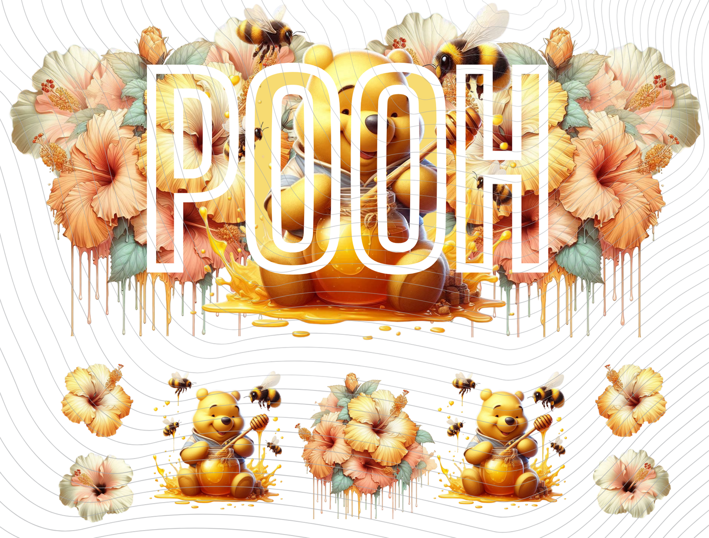 Pooh Floral Wrap