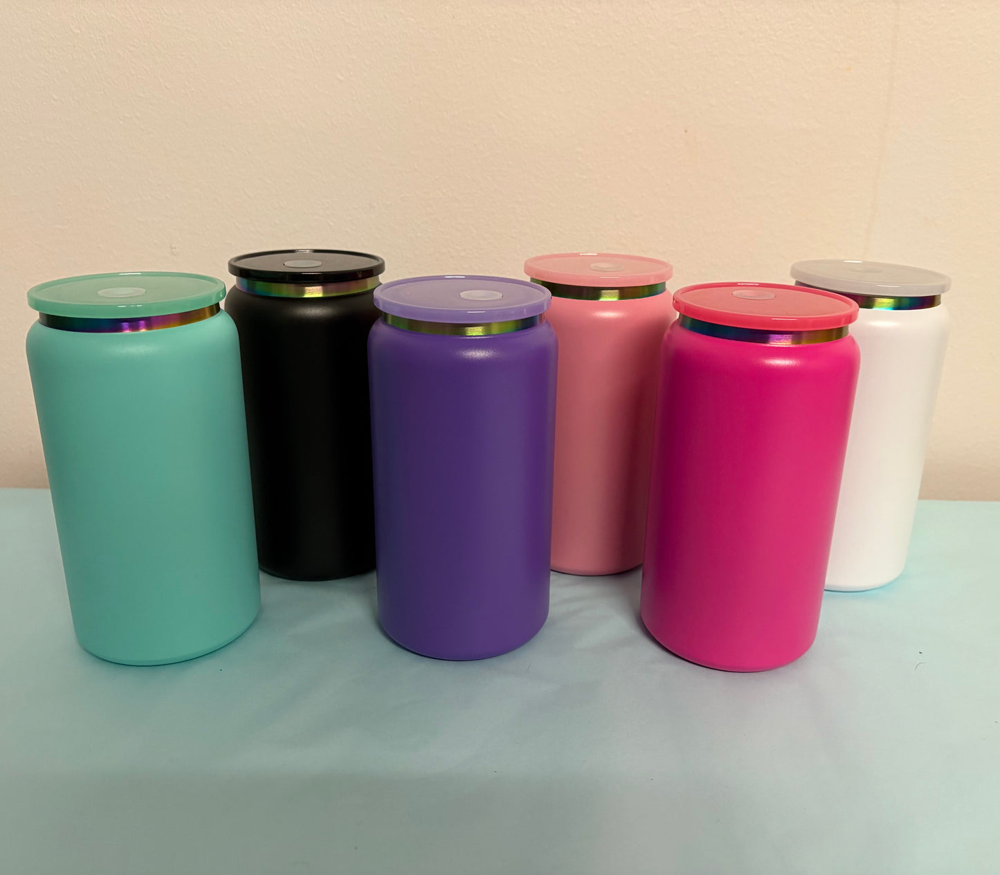 16oz Stainless Steel Tumbler - Assorted Colours