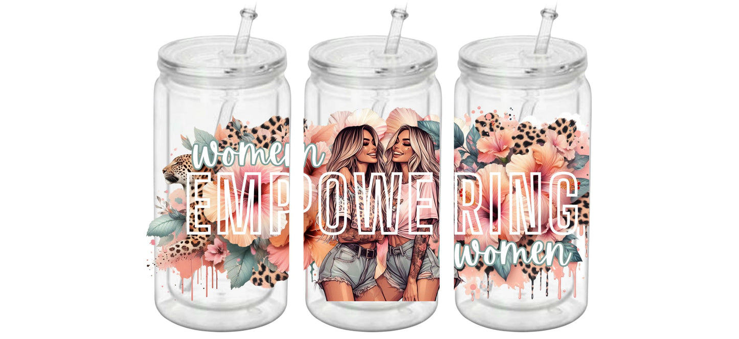 16oz Pink Women Empowering Woman Tumbler
