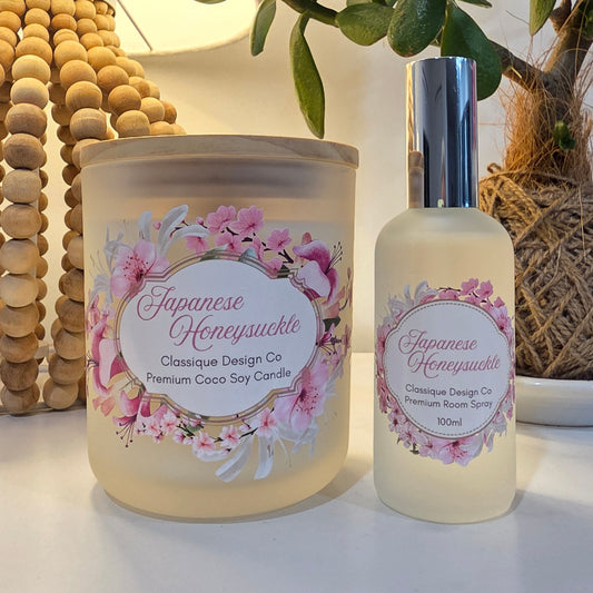 Japanese Honeysuckle 'Floral' Collection Candle 400ml