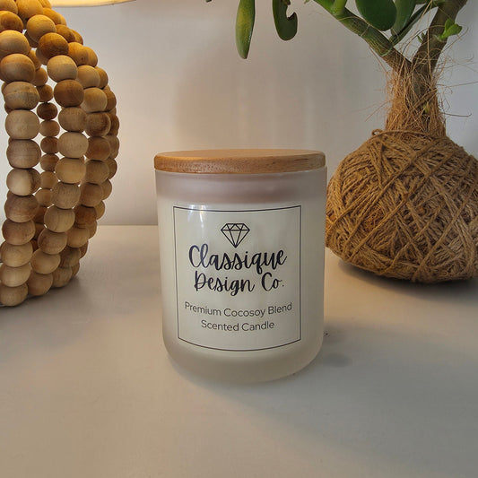 200ml Frosted Glass Candle
