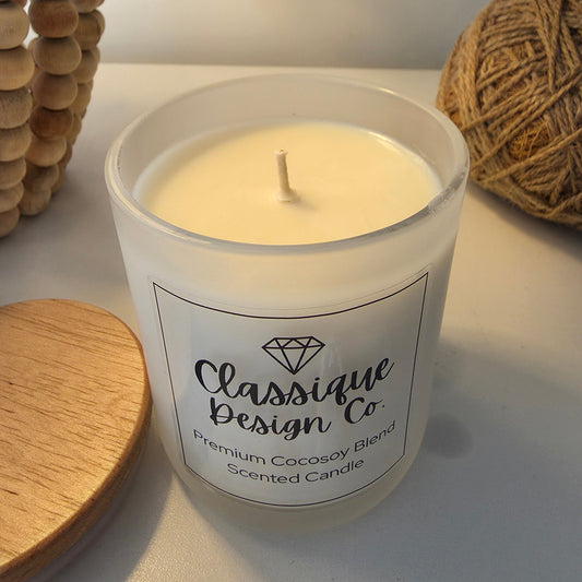 200ml Frosted Glass Candle
