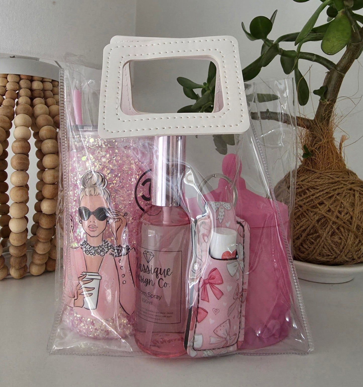 Pink Designer Inspired Gift Set