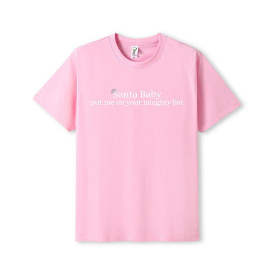 Santa Baby Tee - Candy Pink