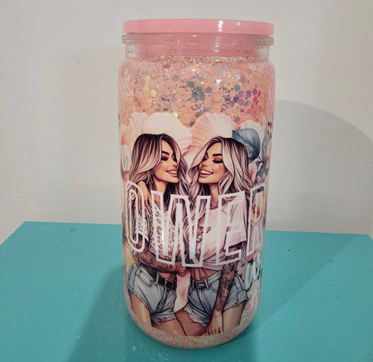 16oz Pink Women Empowering Woman Tumbler