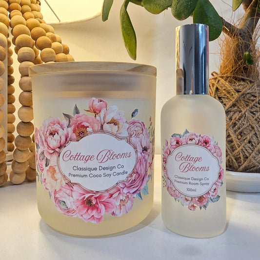 Cottage Blooms 'Floral' Collection Candle 400ml