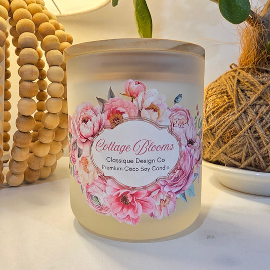 Cottage Blooms 'Floral' Collection Candle 400ml